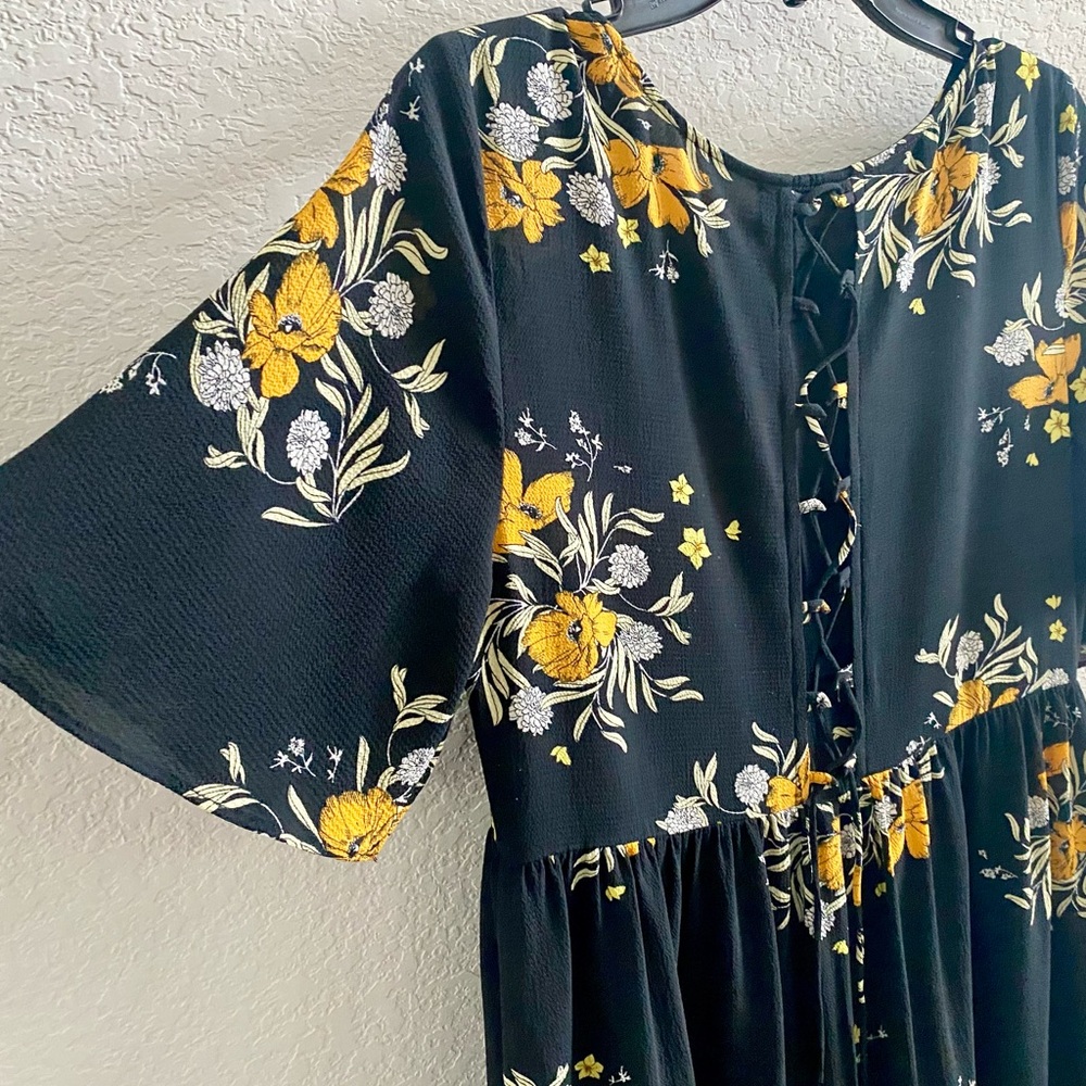 NWOT ZARA 🌼 Floral Midi Dress Sz M - Picture 7 of 16